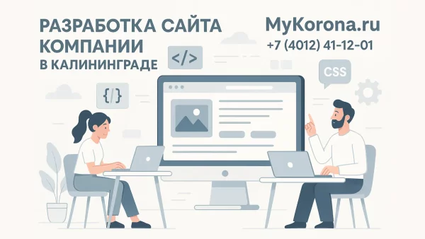 Разработка многостраничного сайта компании в Калининграде