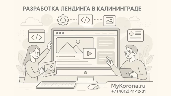 Разработка одностраничного сайта лендинга в Калининграде