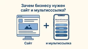 Зачем бизнесу нужен сайт и сервис мультиссылок мультиссылка.рф