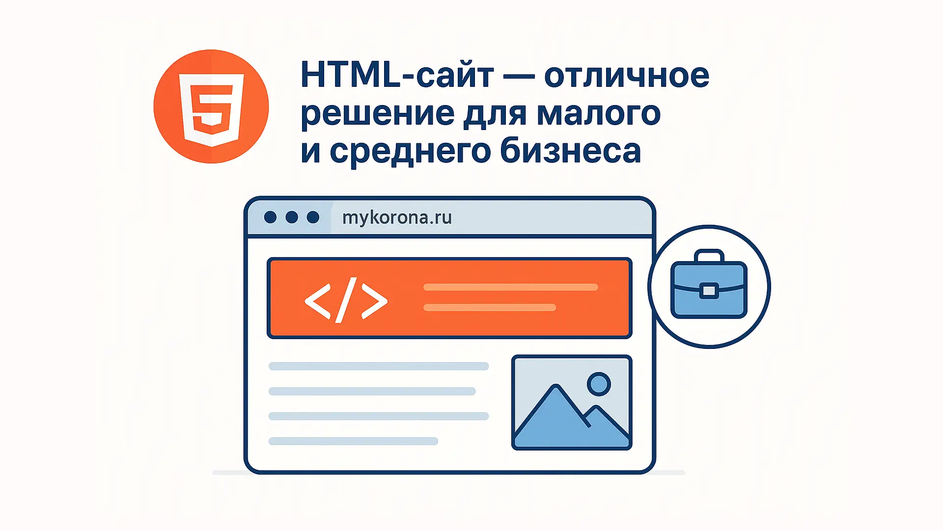 HTML-сайт — отличное решение для бизнеса